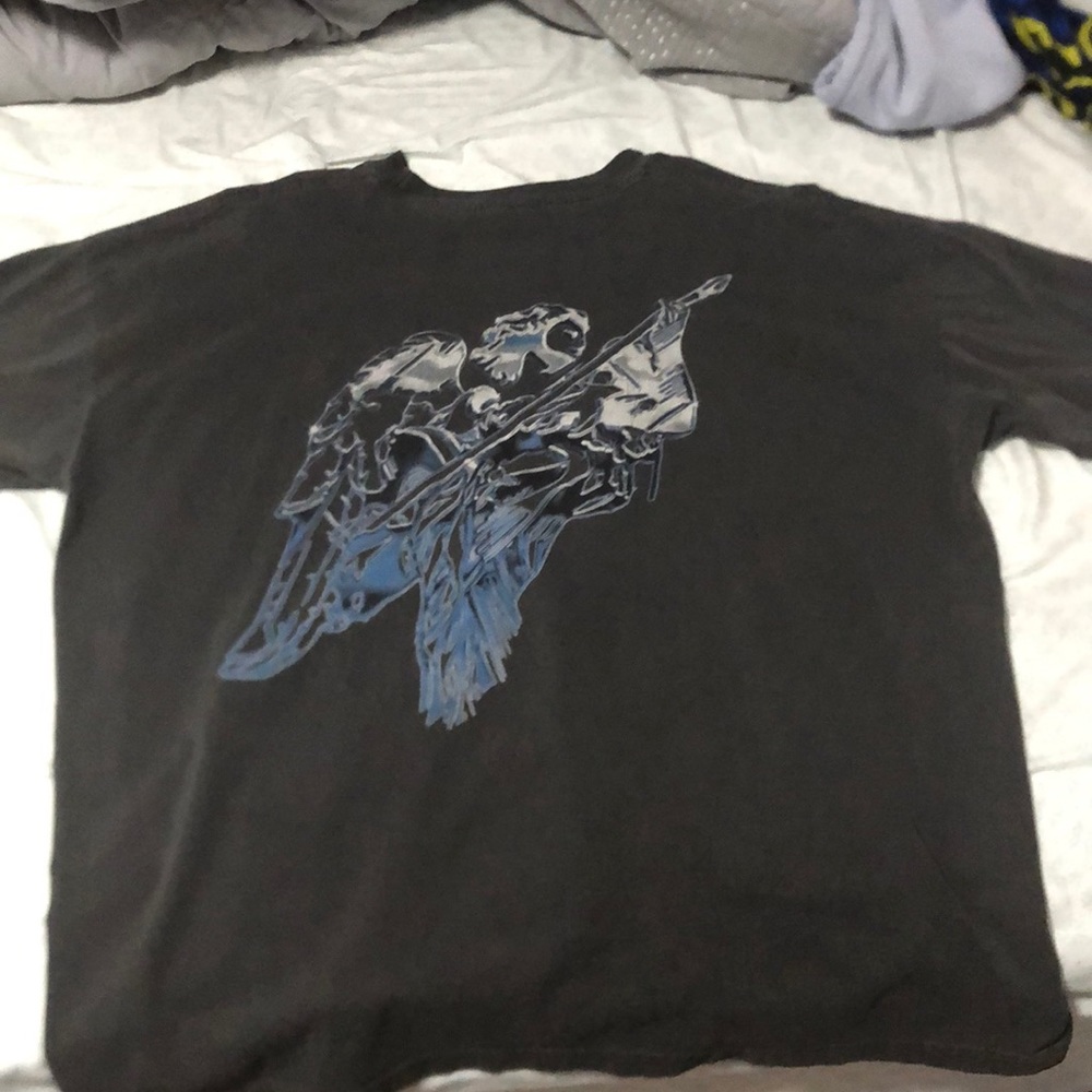 Richie Le Chrome Angels black wash tee